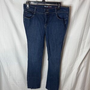 Style & Co. Dark Blue Straight-Leg Jeans